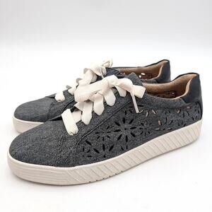 Soul Naturalizer Neela-Perf Lace Up Sneakers Women's Black Size US9.5M EU40.5